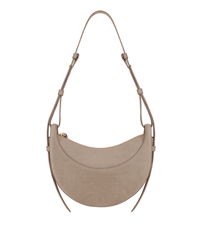 Numéro Dix - Crocodile Nubuck Taupe