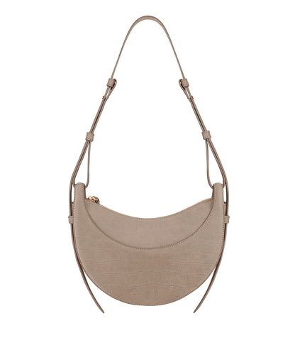 Numéro Dix - Crocodile Nubuck Taupe