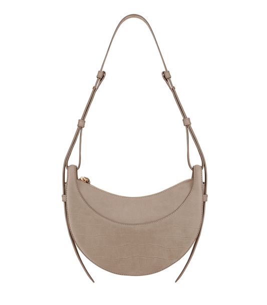 Numéro Dix - Crocodile Nubuck Taupe